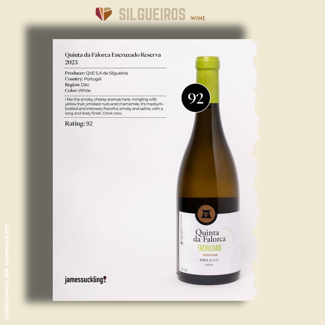 Vinhos da Quinta da Falorca Recebem Reconhecimento do Especialista James Suckling